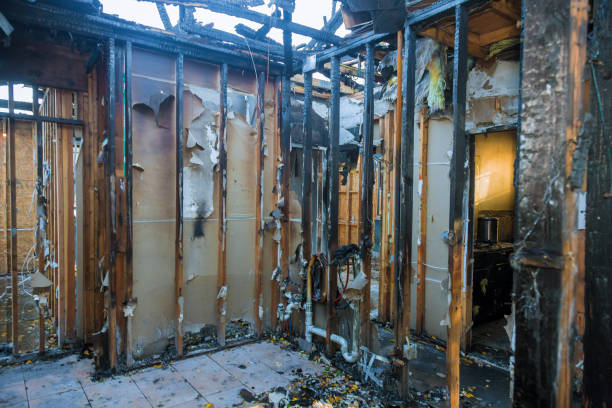 Professional Fire Damage Repair technician working in Florence, NJ